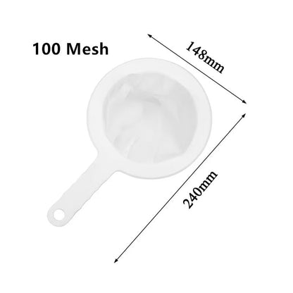 Soy Milk Wine Filter Bag Nut Milk Bag Tea Coffee Oil Yogurt Filter Net Mesh Kitchen Food Reusable Nylon Filter Bags Strainer