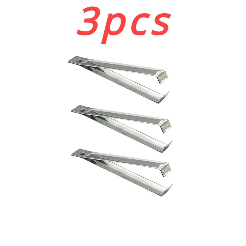 1/2/3PCS Stainless Steel Garlic Peeler Quickly Garlic Peeling Pig Hair Plucking Clip Manual Tweezers Gadgets Kitchen Accessories
