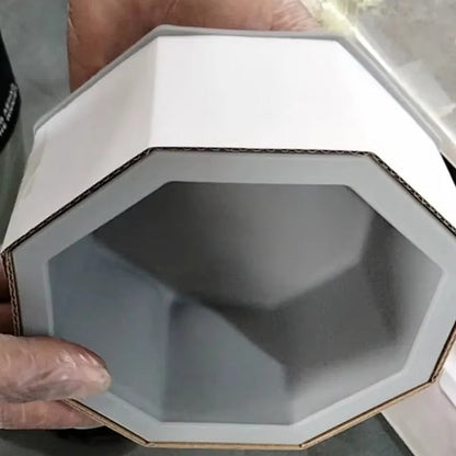 Flower Pot Silicone Mold For Diy Jewelry Storage Box Concrete Cement Making Mold Mirror Crystal Epoxy Clay Mold Home Decoration