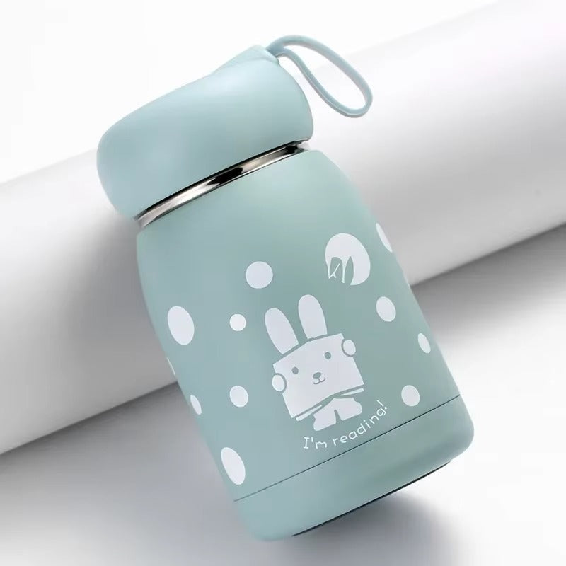 Cute Thermos Bottle Portable Thermal Mug Stainless Steel Insulation Cup