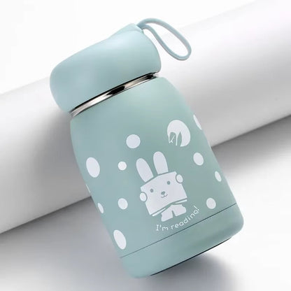Cute Thermos Bottle Portable Thermal Mug Stainless Steel Insulation Cup