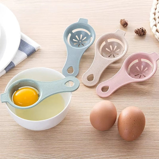 Egg white and egg yolk separator, egg filter, egg yolk and protein separator, kitchen baking cake egg separator, egg spoon