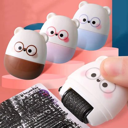 Data Protection Roller Stamp Portable Information Coverage Messy Code Privacy Confidential Data Theft Guard Security Seal