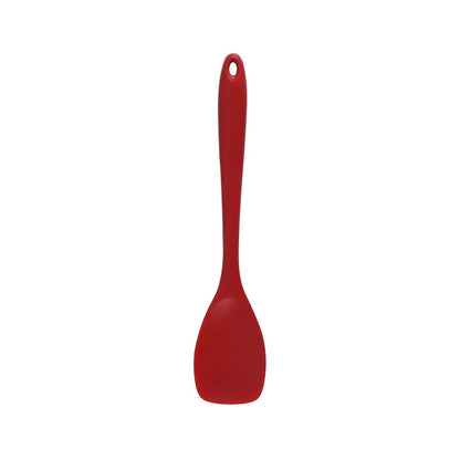 1PC Silicone Flat Head Shovel Integrated all Inclusive Salad Spoon non Stick Pot Spatula Silicone Kitchen Utensils