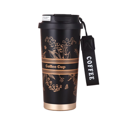 500ml Stainless Steel Thermal Coffee Cup Leak-Proof Thermos Bottle Tea Office Business Style Travel thermo mug