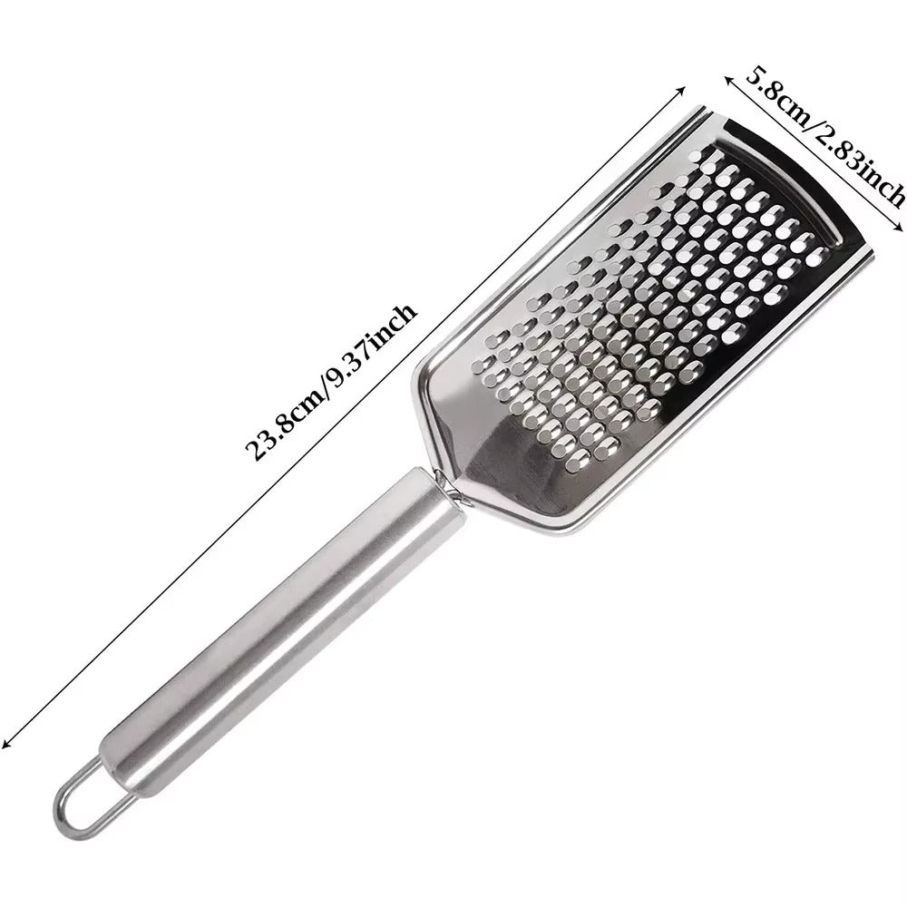 LMETJMA Micro Blade Cheese Grater Carrot Ginger Grater With Stainless Steel Handle Nutmeg Lemon Zester Vegetable Graters PY0029