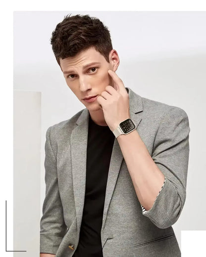 Milanese strap For Apple Watch bands 49mm 45mm 44mm 42mm 41mm 40mm 38mm Bracelet iwatch Series 9 3 4 6 5 SE 7 8 Ultra 1 2 Correa