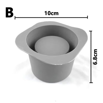 Flower Pot Silicone Mold For Diy Jewelry Storage Box Concrete Cement Making Mold Mirror Crystal Epoxy Clay Mold Home Decoration